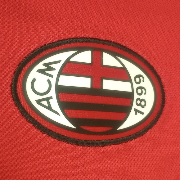 PUMA AC Milan 1899 Red Polo Shirt Size L EUC - Picture 3 of 8